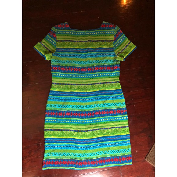 SAG Harbor Sheath Dress Short Sleeve Plus Size 14 - Picture 4 of 4